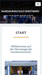 Mobile Screenshot of isardammschule.de